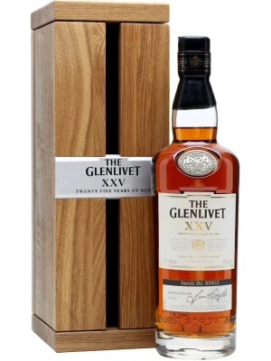 Виски The Glenlivet 25 Years Old, wooden box 0.7 л