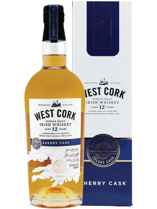 West Cork Sherry Cask 12 Years, gift box