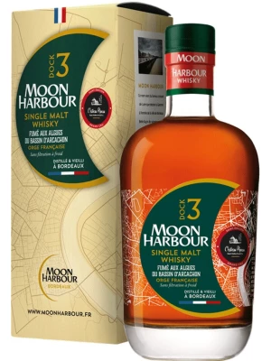 Виски Moon Harbour, Dock 3 Single Malt Chateau Pipeau, gift box 0.7 л