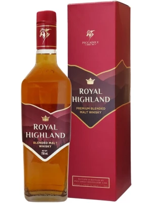 Виски Royal Highland Blended Malt, gift box 0.75 л