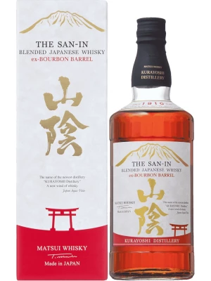 Виски The San-In ex-Bourbon Barrel, gift box 0.7 л