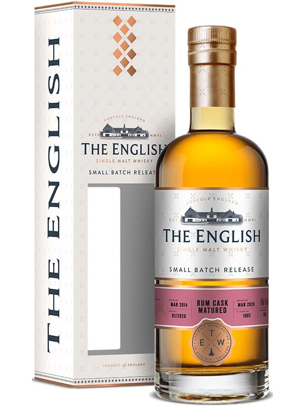 English Whisky, Small Batch Release Rum Cask Matured, gift box