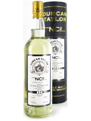 Виски Bunnahabhain 12 Years Old, NC2, in tube 1997 0.7 л