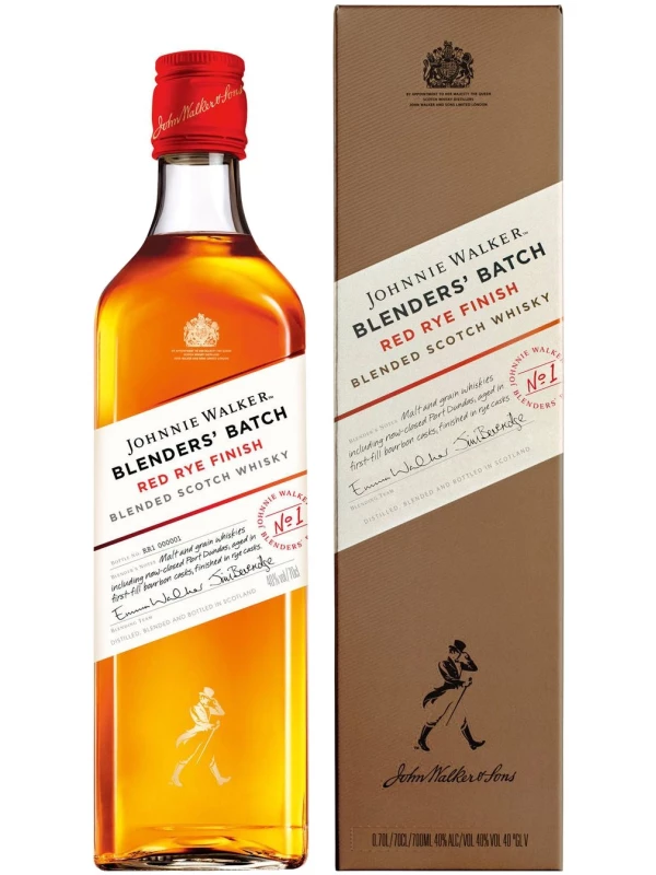 Johnnie Walker, Blenders' Batch Red Rye Finish, gift box