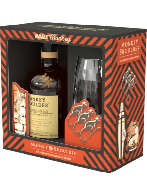 Виски Monkey Shoulder, gift box with glass 0.7 л