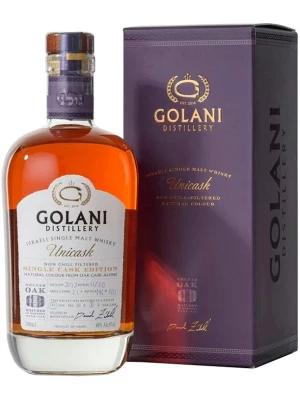 Виски Golani Unicask Nectar Oak, gift box 0.7 л