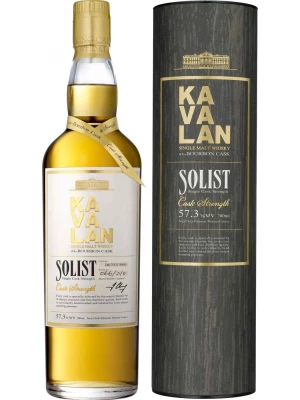 Виски Kavalan, Solist Ex-Bourbon Cask, in tube 0.7 л