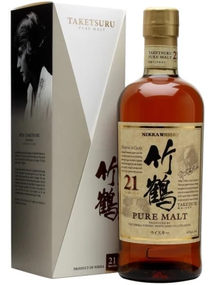 Виски Nikka, Taketsuru Pure Malt 21 Years Old, gift box 0.7 л