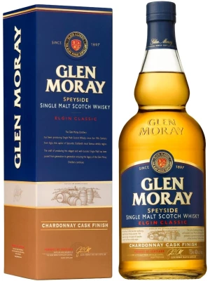 Виски Glen Moray Elgin Classic Chardonnay Cask Finish, gift box 0.7 л