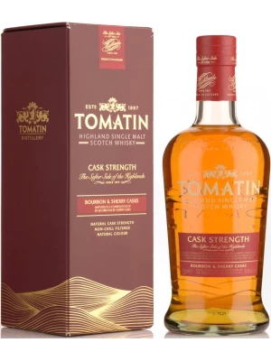 Виски Tomatin, Cask Strength Edition, gift box 0.7 л
