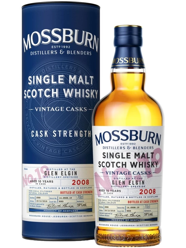 Mossburn, Vintage Casks No.19 Glen Elgin, in tube
