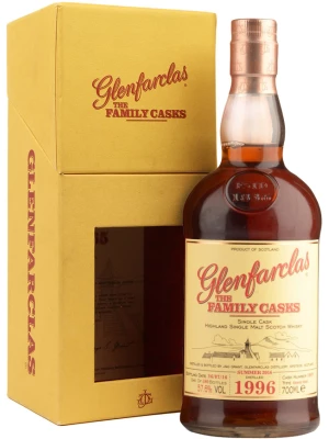 Виски Glenfarclas 1996 Family Casks (57,6%), gift box 1996 0.7 л