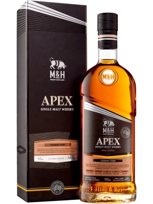 Виски M&H, Apex Cognac Cask, gift box 0.7 л