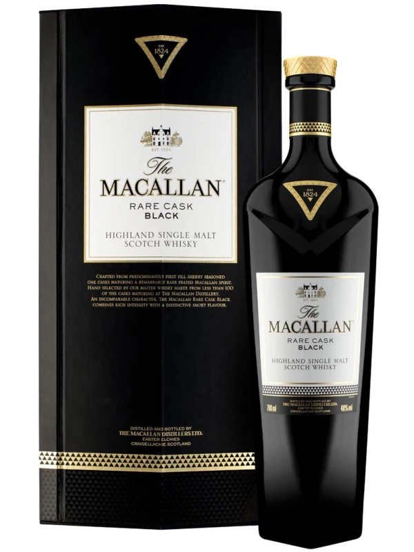 The Macallan Rare Cask Black, gift box
