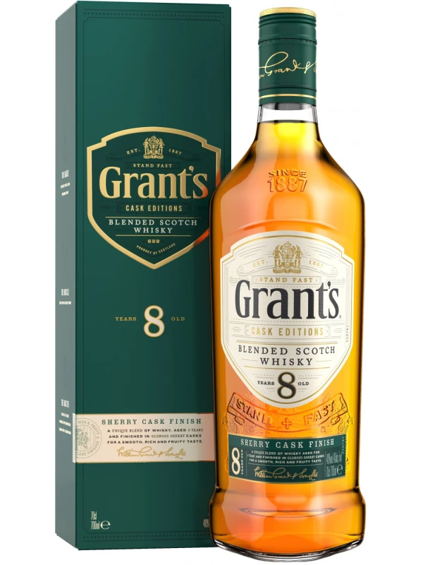 Grant's Sherry Cask Finish 8 Years Old, gift box