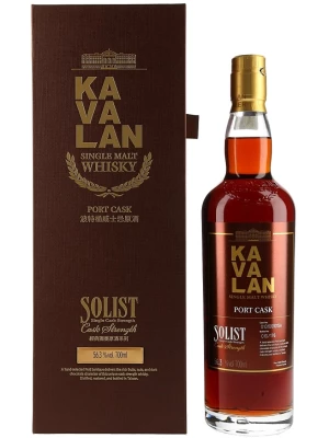Виски Kavalan, Solist Port Cask (56,3%), gift box 0.7 л