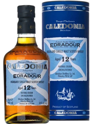 Виски Edradour, Caledonia 12 years old, In Tube 0.7 л
