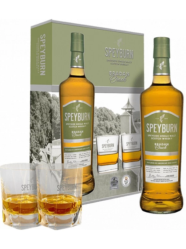 Speyburn, Bradan Orach, gift box with 2 glasses