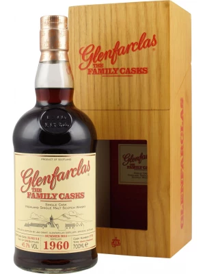 Виски Glenfarclas 1960 Family Casks (45,2%), wooden box 1960 0.7 л