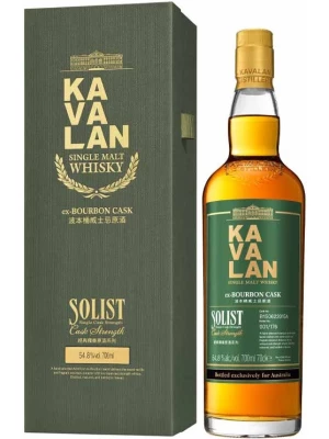 Виски Kavalan, Solist Ex-Bourbon Cask (54,8%), gift box 0.7 л