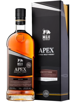 Виски M&H, Apex Rum Cask, gift box 0.7 л