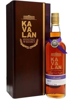 Виски Kavalan, Solist Moscatel Sherry Cask (56,3%), gift box 0.7 л