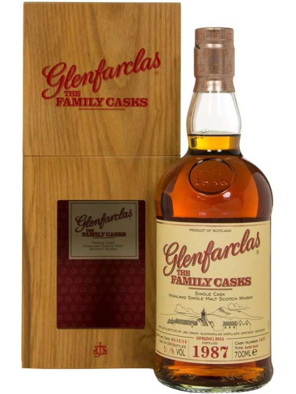Glenfarclas 1987 Family Casks (51.1%), in gift box