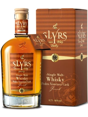 Виски Slyrs Single Malt Pedro Ximenez Cask Finish, gift box 0.7 л