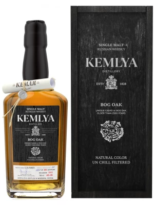 Виски Kemlya Bog Oak, wooden box 0.7 л