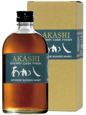 Виски Akashi Blended Sherry Cask, gift box 0.5 л