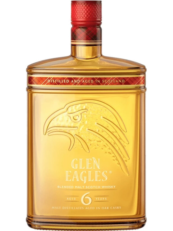 Glen Eagles Blended Malt Scotch Whisky, flask