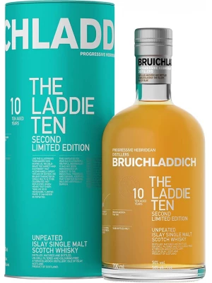 Виски Bruichladdich, The Laddie 10 Years Old, Second Limited Edition, in tube 0.7 л