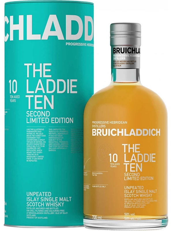 Bruichladdich, The Laddie 10 Years Old, Second Limited Edition, in tube