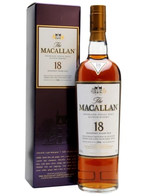 Виски Macallan 1996, 18 Years Old, gift box 0.7 л