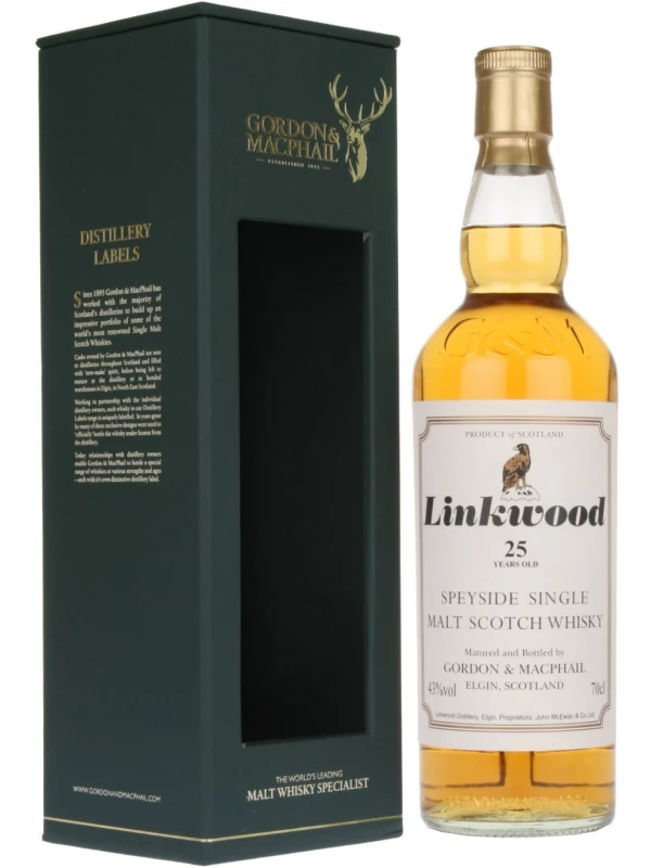 Gordon & MacPhail, Linkwood 25 Years Old, gift box