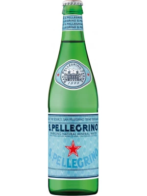 Вода S. Pellegrino Sparkling, Glass 0.5 л
