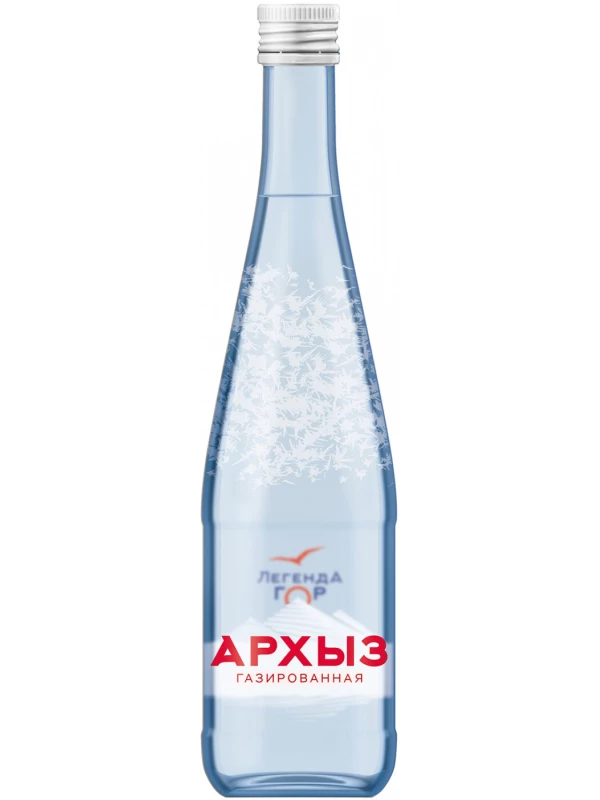 Легенда гор Архыз газированная, в стеклянной бутылке