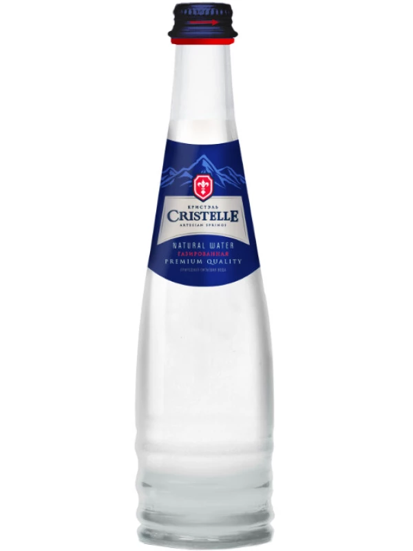 Кристэль Газированная, в стеклянной бутылке