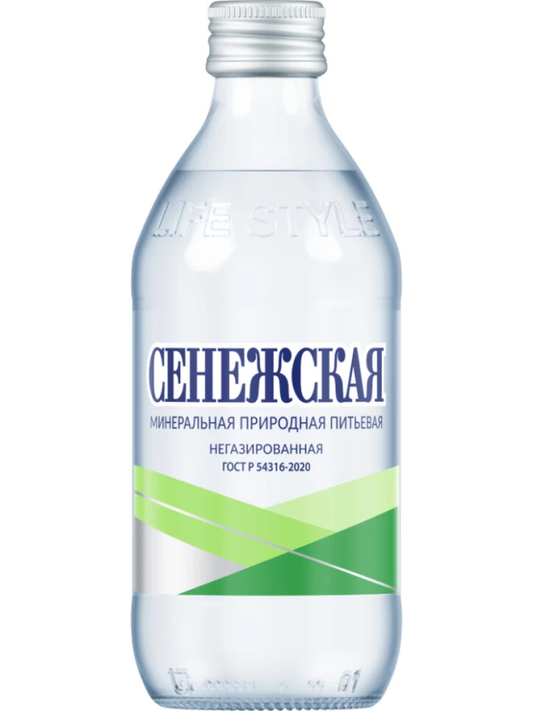 Сенежская Негазированная, в стеклянной бутылке
