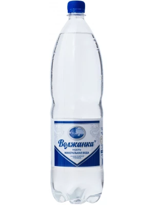 Вода Волжанка минеральная газированная, в пластиковой бутылке 1.5 л