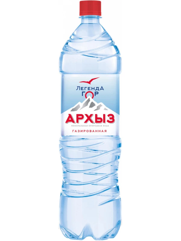 Легенда гор Архыз Газированная, в пластиковой бутылке