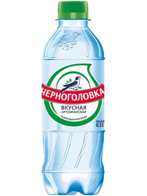 Вода Черноголовская Газированная, в пластиковой бутылке 0.33 л