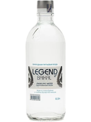 Вода Legend of Baikal Sparkling 0.5 л