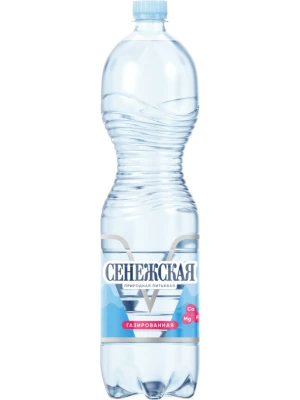 Вода Сенежская Газированная, в пластиковой бутылке 1.5 л