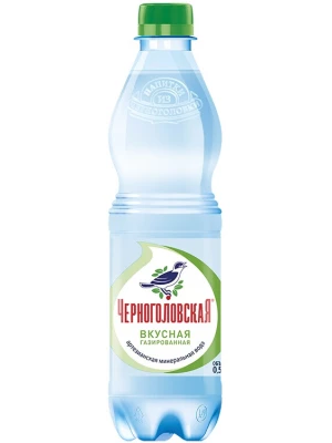 Вода Черноголовская Газированная, в пластиковой бутылке 0.5 л