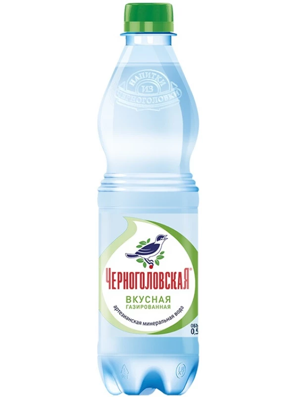 Черноголовская Газированная, в пластиковой бутылке