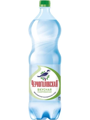 Вода Черноголовская Газированная, в пластиковой бутылке 1.5 л
