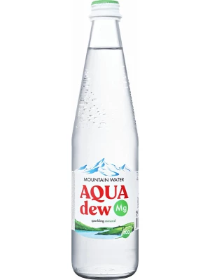 Вода Aqua dew Sparkling, Glass 0.5 л