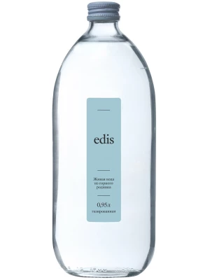Вода Edis Sparkling, Glass 0.95 л