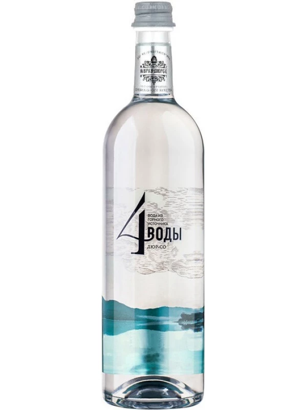 Абрау-Дюрсо, 4 Воды Негазированная, в стеклянной бутылке
